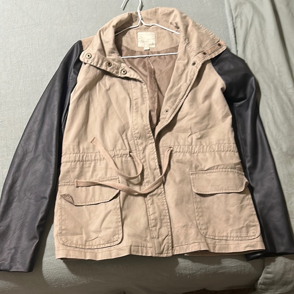 Olive and oak jacket